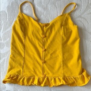 Guess Yellow Camisole Top